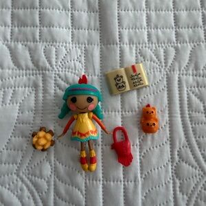 Lalaloopsy Mini Feather Tell A Tale Set w Pet & All Accessories - Complete